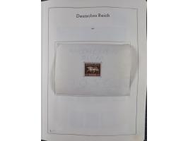 1872/1966, gestempelte und postfrische/ungebrauchte alte Sammlung in zwei Vordruckalben, ab Deutsches Reich gestempelt in den