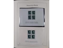 1872/1966, gestempelte und postfrische/ungebrauchte alte Sammlung in zwei Vordruckalben, ab Deutsches Reich gestempelt in den