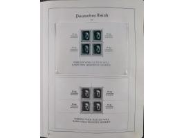 1872/1966, gestempelte und postfrische/ungebrauchte alte Sammlung in zwei Vordruckalben, ab Deutsches Reich gestempelt in den