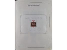 1872/1966, gestempelte und postfrische/ungebrauchte alte Sammlung in zwei Vordruckalben, ab Deutsches Reich gestempelt in den