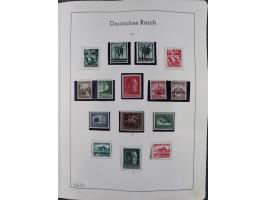 1872/1966, gestempelte und postfrische/ungebrauchte alte Sammlung in zwei Vordruckalben, ab Deutsches Reich gestempelt in den