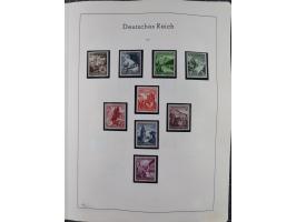 1872/1966, gestempelte und postfrische/ungebrauchte alte Sammlung in zwei Vordruckalben, ab Deutsches Reich gestempelt in den