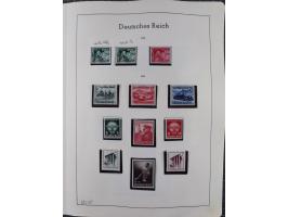 1872/1966, gestempelte und postfrische/ungebrauchte alte Sammlung in zwei Vordruckalben, ab Deutsches Reich gestempelt in den