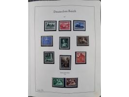 1872/1966, gestempelte und postfrische/ungebrauchte alte Sammlung in zwei Vordruckalben, ab Deutsches Reich gestempelt in den