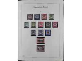 1872/1966, gestempelte und postfrische/ungebrauchte alte Sammlung in zwei Vordruckalben, ab Deutsches Reich gestempelt in den