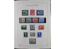 1872/1966, gestempelte und postfrische/ungebrauchte alte Sammlung in zwei Vordruckalben, ab Deutsches Reich gestempelt in den