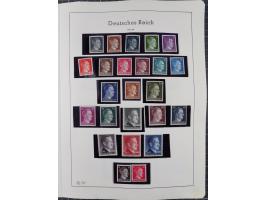 1872/1966, gestempelte und postfrische/ungebrauchte alte Sammlung in zwei Vordruckalben, ab Deutsches Reich gestempelt in den