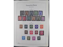 1872/1966, gestempelte und postfrische/ungebrauchte alte Sammlung in zwei Vordruckalben, ab Deutsches Reich gestempelt in den