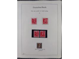 1872/1966, gestempelte und postfrische/ungebrauchte alte Sammlung in zwei Vordruckalben, ab Deutsches Reich gestempelt in den