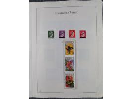 1872/1966, gestempelte und postfrische/ungebrauchte alte Sammlung in zwei Vordruckalben, ab Deutsches Reich gestempelt in den