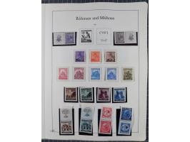 1872/1966, gestempelte und postfrische/ungebrauchte alte Sammlung in zwei Vordruckalben, ab Deutsches Reich gestempelt in den