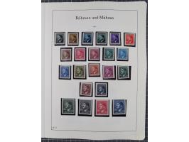 1872/1966, gestempelte und postfrische/ungebrauchte alte Sammlung in zwei Vordruckalben, ab Deutsches Reich gestempelt in den
