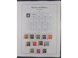1872/1966, gestempelte und postfrische/ungebrauchte alte Sammlung in zwei Vordruckalben, ab Deutsches Reich gestempelt in den