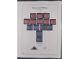 1872/1966, gestempelte und postfrische/ungebrauchte alte Sammlung in zwei Vordruckalben, ab Deutsches Reich gestempelt in den