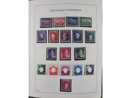 1872/1966, gestempelte und postfrische/ungebrauchte alte Sammlung in zwei Vordruckalben, ab Deutsches Reich gestempelt in den