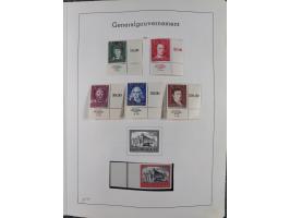 1872/1966, gestempelte und postfrische/ungebrauchte alte Sammlung in zwei Vordruckalben, ab Deutsches Reich gestempelt in den