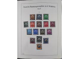 1872/1966, gestempelte und postfrische/ungebrauchte alte Sammlung in zwei Vordruckalben, ab Deutsches Reich gestempelt in den