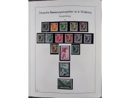 1872/1966, gestempelte und postfrische/ungebrauchte alte Sammlung in zwei Vordruckalben, ab Deutsches Reich gestempelt in den