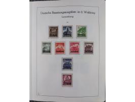1872/1966, gestempelte und postfrische/ungebrauchte alte Sammlung in zwei Vordruckalben, ab Deutsches Reich gestempelt in den