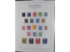 1872/1966, gestempelte und postfrische/ungebrauchte alte Sammlung in zwei Vordruckalben, ab Deutsches Reich gestempelt in den