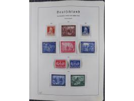 1872/1966, gestempelte und postfrische/ungebrauchte alte Sammlung in zwei Vordruckalben, ab Deutsches Reich gestempelt in den