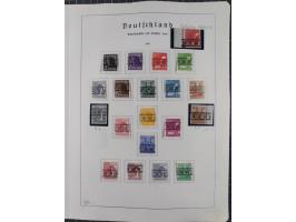 1872/1966, gestempelte und postfrische/ungebrauchte alte Sammlung in zwei Vordruckalben, ab Deutsches Reich gestempelt in den