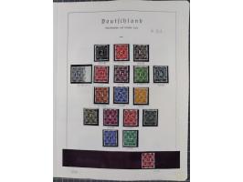 1872/1966, gestempelte und postfrische/ungebrauchte alte Sammlung in zwei Vordruckalben, ab Deutsches Reich gestempelt in den