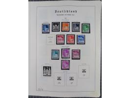 1872/1966, gestempelte und postfrische/ungebrauchte alte Sammlung in zwei Vordruckalben, ab Deutsches Reich gestempelt in den