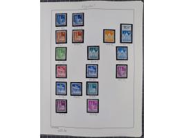 1872/1966, gestempelte und postfrische/ungebrauchte alte Sammlung in zwei Vordruckalben, ab Deutsches Reich gestempelt in den