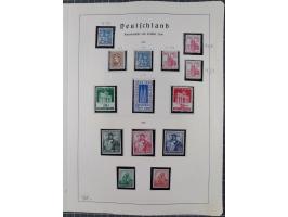 1872/1966, gestempelte und postfrische/ungebrauchte alte Sammlung in zwei Vordruckalben, ab Deutsches Reich gestempelt in den