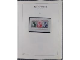 1872/1966, gestempelte und postfrische/ungebrauchte alte Sammlung in zwei Vordruckalben, ab Deutsches Reich gestempelt in den