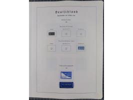 1872/1966, gestempelte und postfrische/ungebrauchte alte Sammlung in zwei Vordruckalben, ab Deutsches Reich gestempelt in den