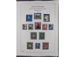 1872/1966, gestempelte und postfrische/ungebrauchte alte Sammlung in zwei Vordruckalben, ab Deutsches Reich gestempelt in den