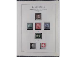 1872/1966, gestempelte und postfrische/ungebrauchte alte Sammlung in zwei Vordruckalben, ab Deutsches Reich gestempelt in den