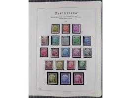 1872/1966, gestempelte und postfrische/ungebrauchte alte Sammlung in zwei Vordruckalben, ab Deutsches Reich gestempelt in den