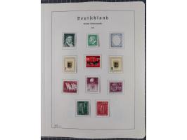 1872/1966, gestempelte und postfrische/ungebrauchte alte Sammlung in zwei Vordruckalben, ab Deutsches Reich gestempelt in den