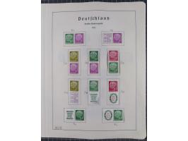 1872/1966, gestempelte und postfrische/ungebrauchte alte Sammlung in zwei Vordruckalben, ab Deutsches Reich gestempelt in den