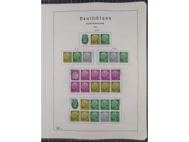 1872/1966, gestempelte und postfrische/ungebrauchte alte Sammlung in zwei Vordruckalben, ab Deutsches Reich gestempelt in den