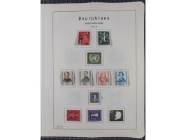 1872/1966, gestempelte und postfrische/ungebrauchte alte Sammlung in zwei Vordruckalben, ab Deutsches Reich gestempelt in den