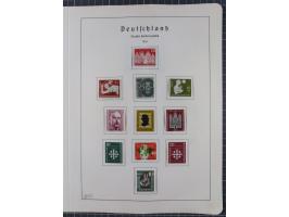 1872/1966, gestempelte und postfrische/ungebrauchte alte Sammlung in zwei Vordruckalben, ab Deutsches Reich gestempelt in den