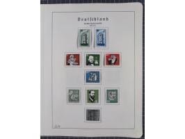 1872/1966, gestempelte und postfrische/ungebrauchte alte Sammlung in zwei Vordruckalben, ab Deutsches Reich gestempelt in den