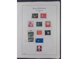 1872/1966, gestempelte und postfrische/ungebrauchte alte Sammlung in zwei Vordruckalben, ab Deutsches Reich gestempelt in den