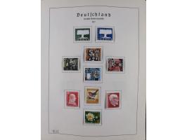 1872/1966, gestempelte und postfrische/ungebrauchte alte Sammlung in zwei Vordruckalben, ab Deutsches Reich gestempelt in den