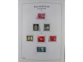 1872/1966, gestempelte und postfrische/ungebrauchte alte Sammlung in zwei Vordruckalben, ab Deutsches Reich gestempelt in den