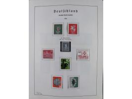 1872/1966, gestempelte und postfrische/ungebrauchte alte Sammlung in zwei Vordruckalben, ab Deutsches Reich gestempelt in den