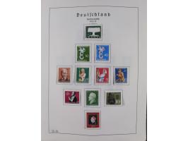 1872/1966, gestempelte und postfrische/ungebrauchte alte Sammlung in zwei Vordruckalben, ab Deutsches Reich gestempelt in den