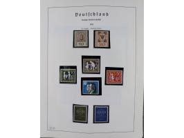 1872/1966, gestempelte und postfrische/ungebrauchte alte Sammlung in zwei Vordruckalben, ab Deutsches Reich gestempelt in den