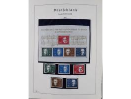 1872/1966, gestempelte und postfrische/ungebrauchte alte Sammlung in zwei Vordruckalben, ab Deutsches Reich gestempelt in den