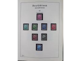 1872/1966, gestempelte und postfrische/ungebrauchte alte Sammlung in zwei Vordruckalben, ab Deutsches Reich gestempelt in den