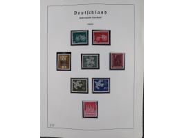 1872/1966, gestempelte und postfrische/ungebrauchte alte Sammlung in zwei Vordruckalben, ab Deutsches Reich gestempelt in den